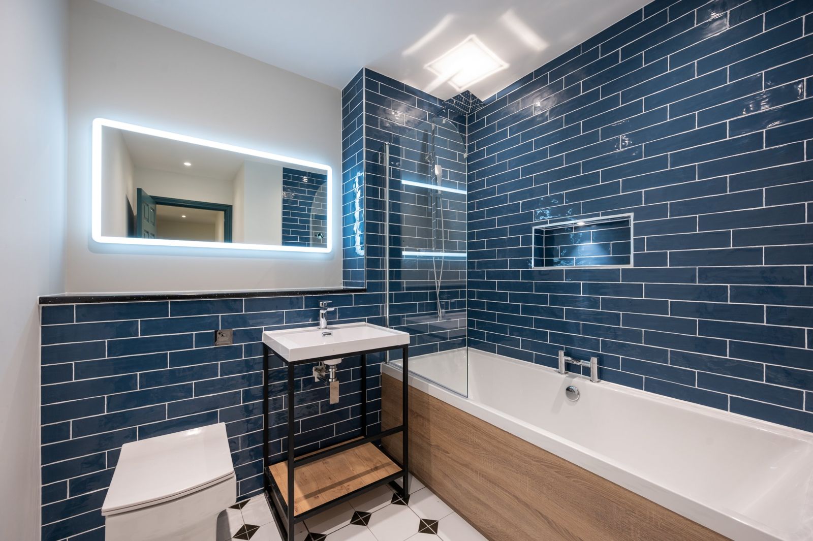 Tiled bathroom