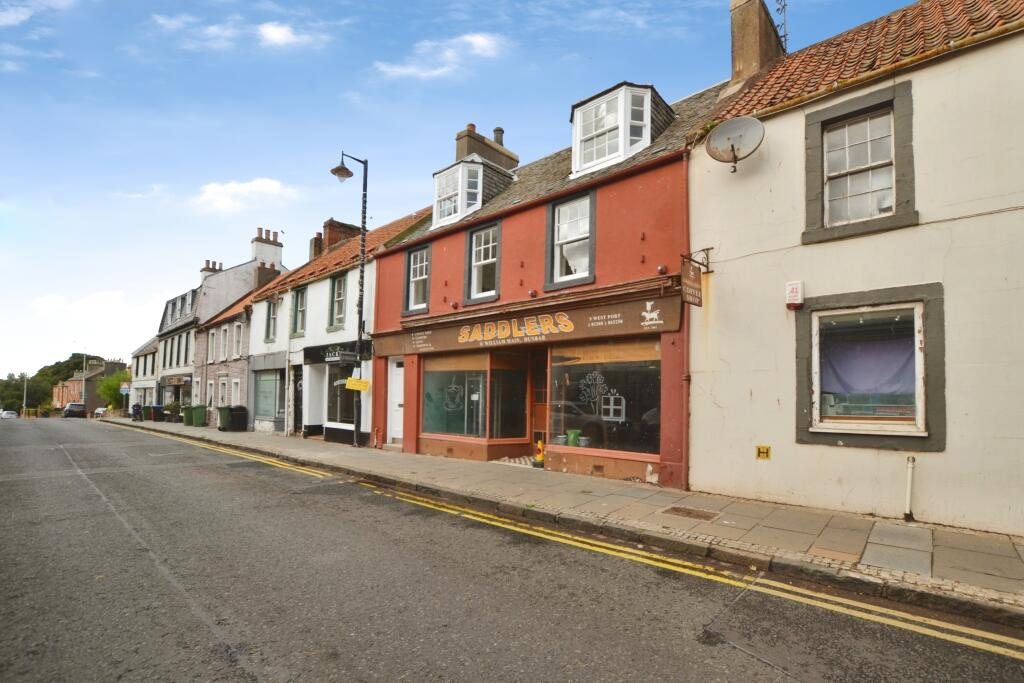West Port, Dunbar: the duplex sits above a ground floor shop unit